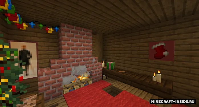 Bir kuni Yangi yil oqshomida — Minecraft xarita, rasm 2