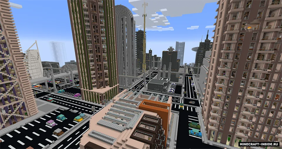 Horizon City - Advanced World — Minecraft xarita, rasm 2
