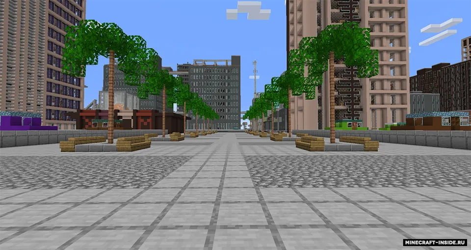 Horizon City - Advanced World — Minecraft xarita, rasm 5