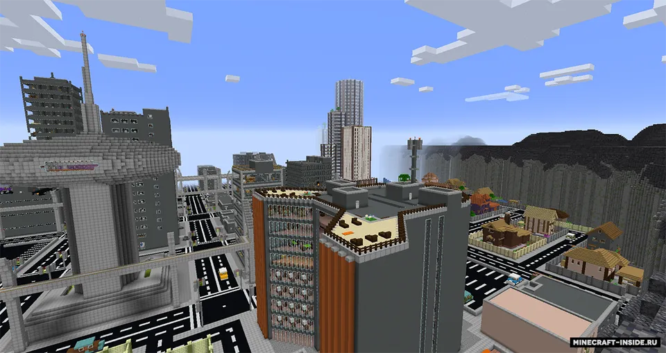 Horizon City - Advanced World — Minecraft xarita, rasm 6