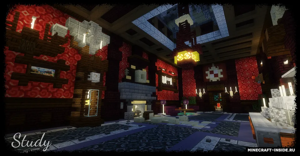 AK Wayne Manor: Gotham: Revival — Minecraft xarita, rasm 2