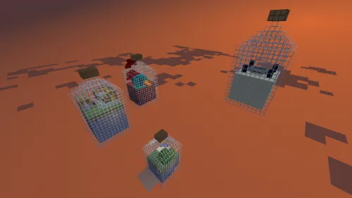 Survival in bottles — Minecraft xarita, rasm 1