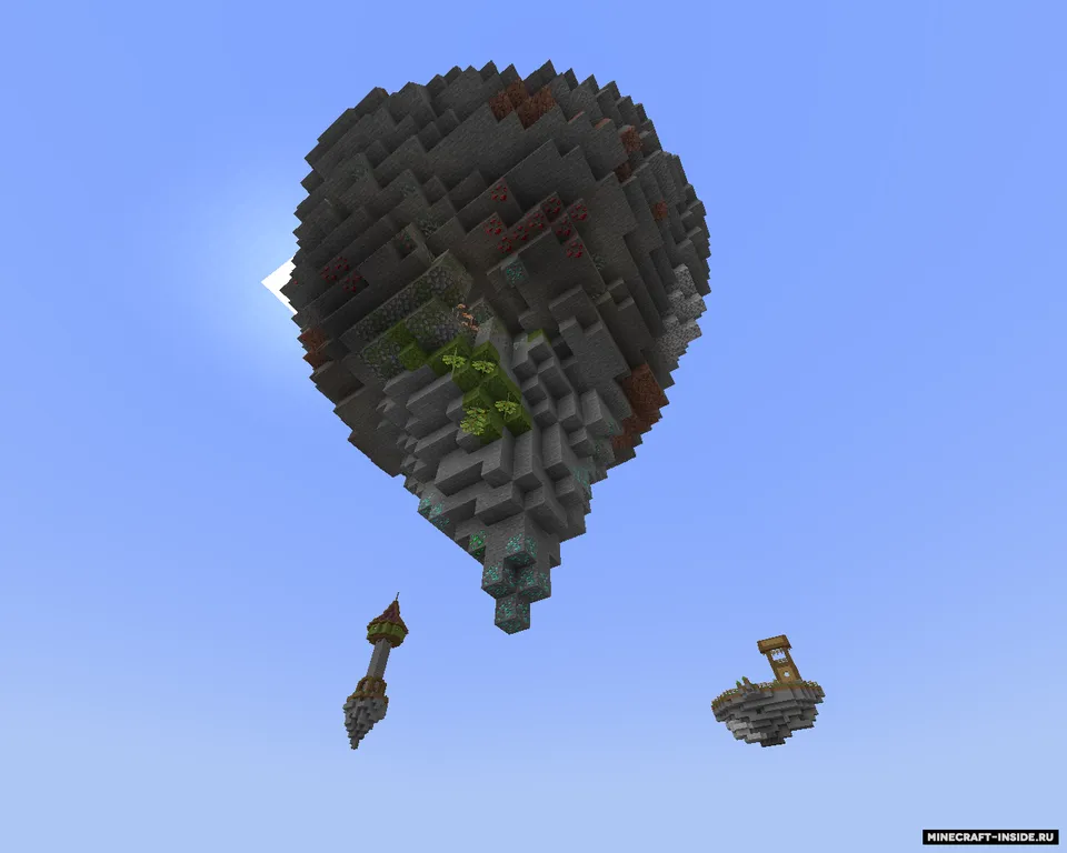 Sky block`s Islands — Minecraft xarita, rasm 2