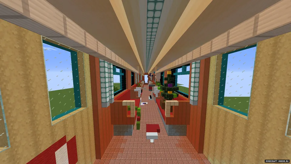Hide and seek on the Subway train — Minecraft xarita, rasm 2