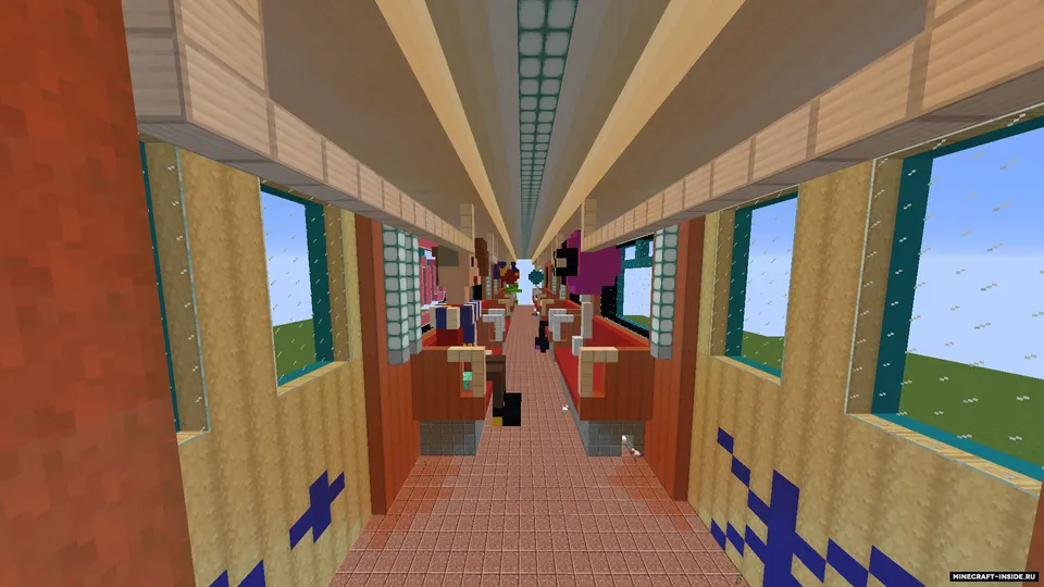 Hide and seek on the Subway train — Minecraft xarita, rasm 3