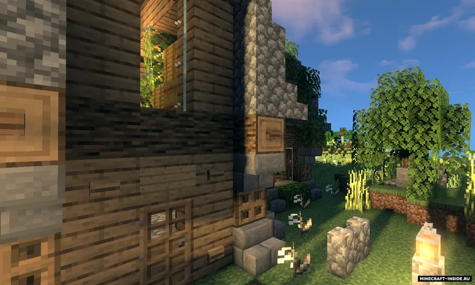 Favvorali va hayvonlar uchun joyli dala hovli — Minecraft xarita, rasm 2