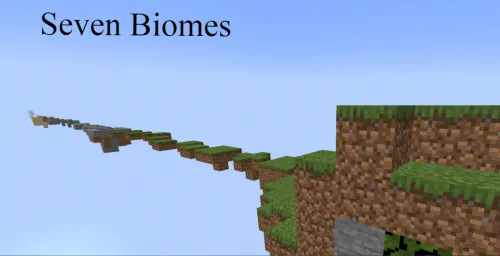 Seven Biomes — Minecraft xarita, rasm 1