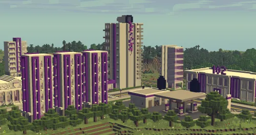 Sizzurp Town — Minecraft xarita, rasm 1
