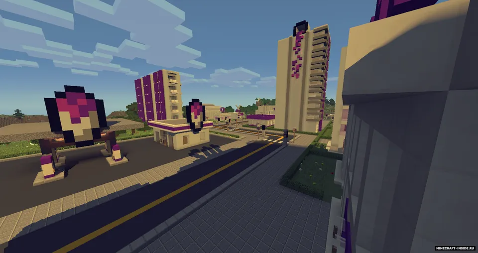 Sizzurp Town — Minecraft xarita, rasm 2