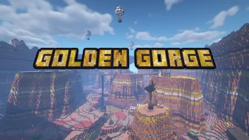 Golden Gorge — Minecraft xarita, rasm 1