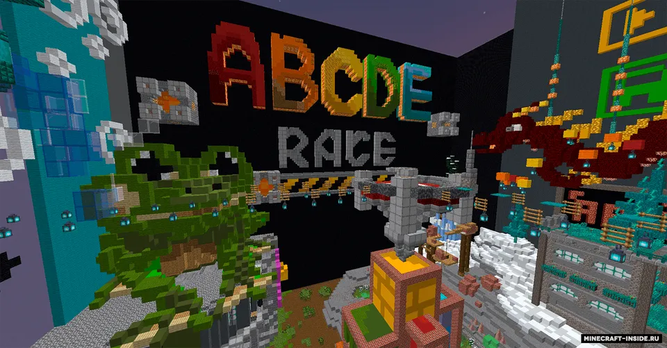 ABCDE race — Minecraft xarita, rasm 4
