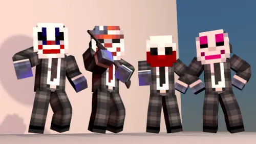 Payday in Minecraft — Minecraft xarita, rasm 1