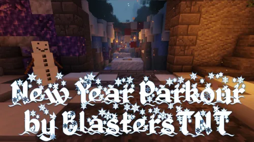 BlastersTNTdan yangi yil parkur xaritasi — Minecraft xarita, rasm 1