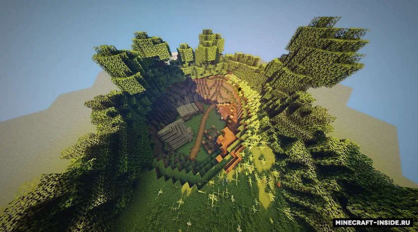 Tog'lar bilan o'ralgan shaharlar — Minecraft xarita, rasm 3