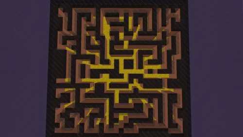 Zombi labirinti — Minecraft xarita, rasm 1