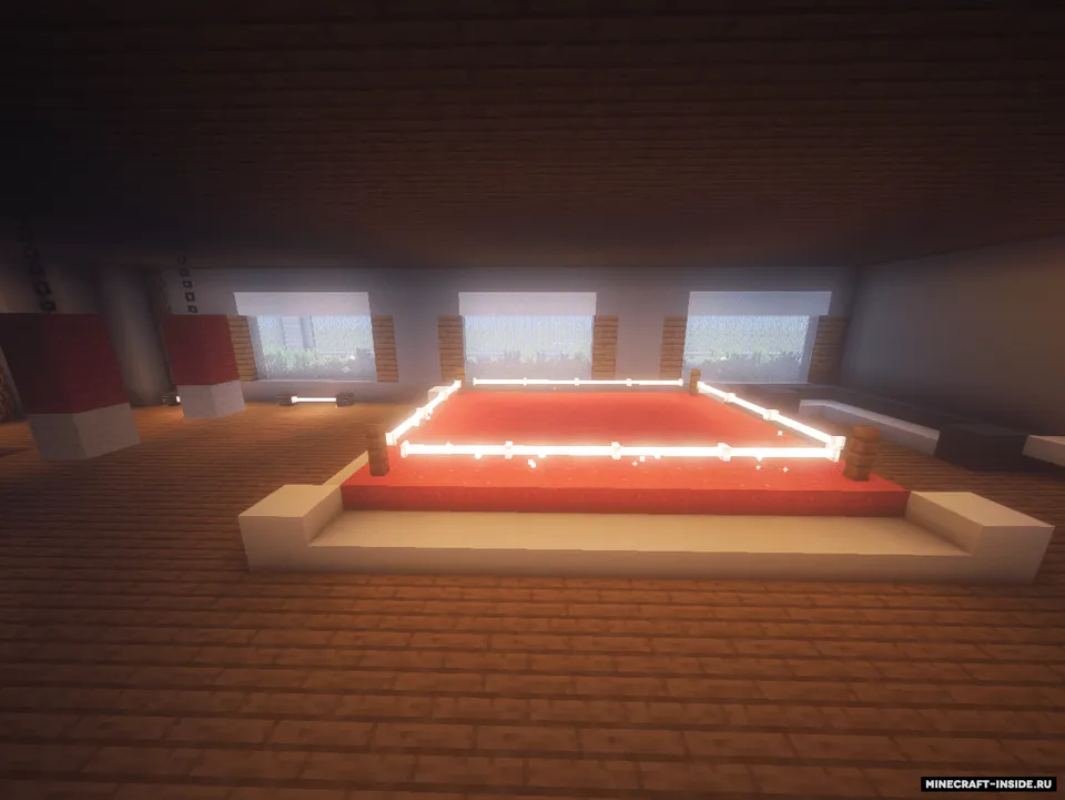 Chiroyli hovlili katta qasr — Minecraft xarita, rasm 5