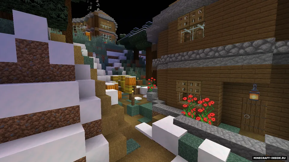Village in the Snowy Taiga — Minecraft xarita, rasm 2