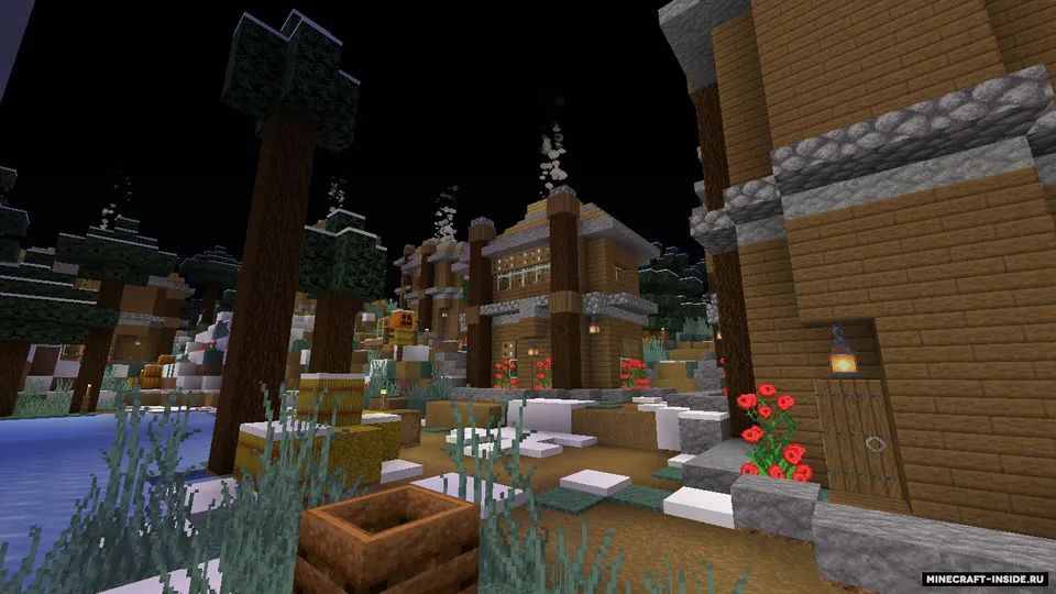 Village in the Snowy Taiga — Minecraft xarita, rasm 3