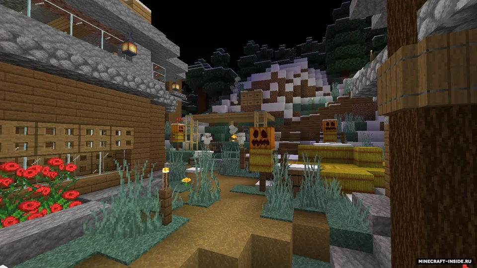 Village in the Snowy Taiga — Minecraft xarita, rasm 4