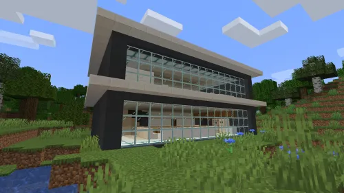 Zamonaviy uy — Minecraft xarita, rasm 1