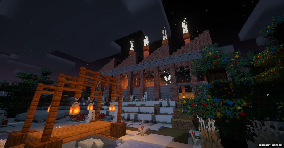 A Snowy Christmas — Minecraft xarita, rasm 2