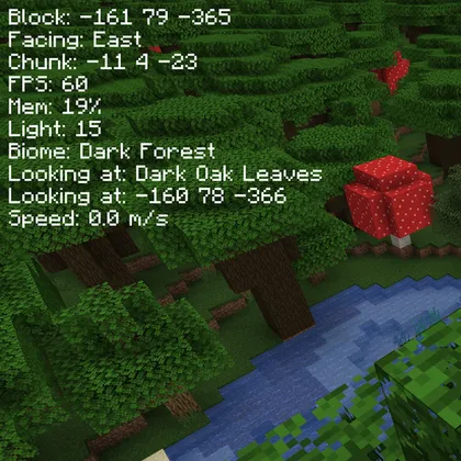 Clean HUD — Minecraft mod, rasm 1