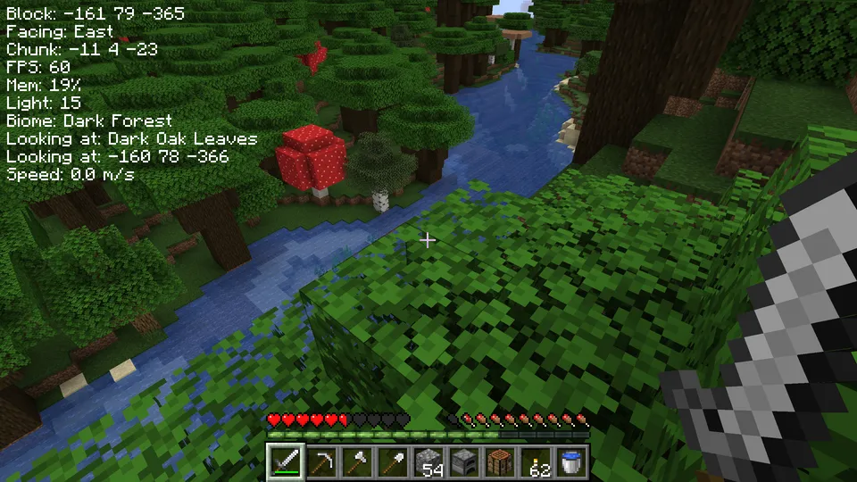 Clean HUD — Minecraft mod, rasm 2