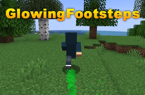 GlowingFootsteps — Minecraft mod, rasm 1