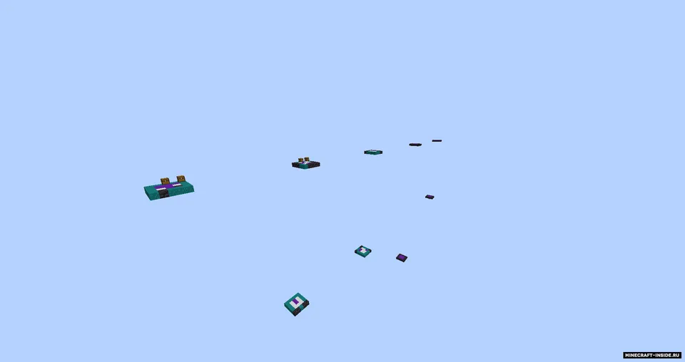 Parkur va sinovlar - ikkinchi qism — Minecraft xarita, rasm 2