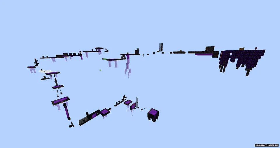 Parkur va sinovlar - ikkinchi qism — Minecraft xarita, rasm 3
