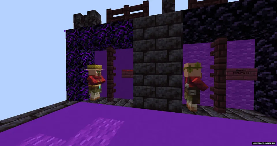 Parkur va sinovlar - ikkinchi qism — Minecraft xarita, rasm 4