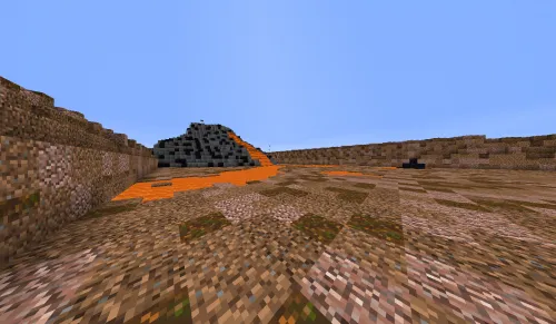 Parkour on the volcano — Minecraft xarita, rasm 1
