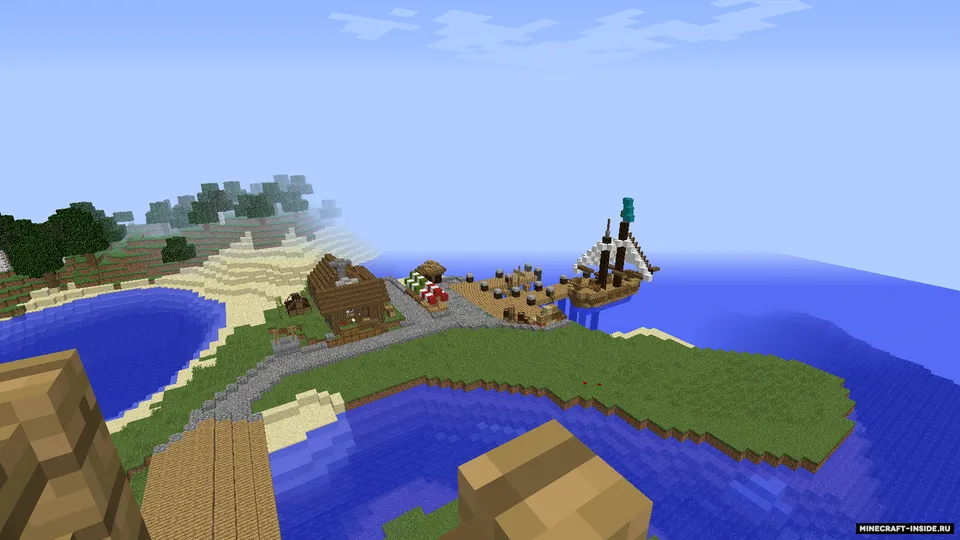 Mayoqli qishloq — Minecraft xarita, rasm 4