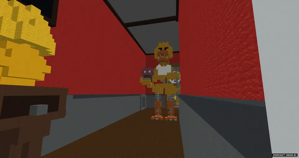 FNaF 4 yashirinmachoq — Minecraft xarita, rasm 4