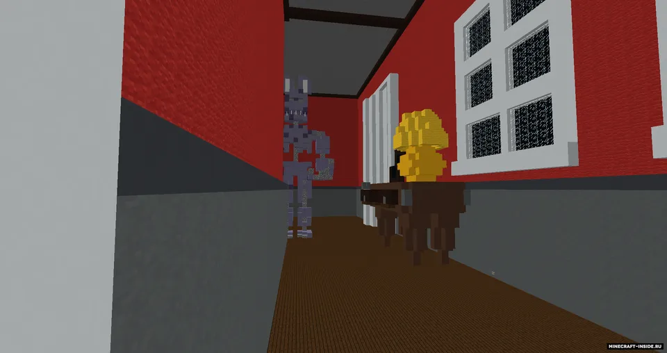 FNaF 4 yashirinmachoq — Minecraft xarita, rasm 5