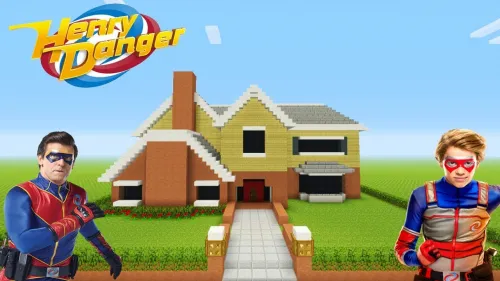 Henry Danger va Xavfli guruh — Minecraft xarita, rasm 1