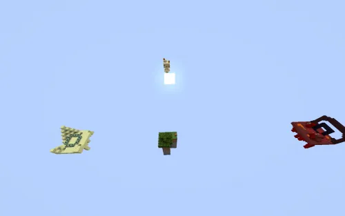 Hardcore Skyblock — Minecraft xarita, rasm 1