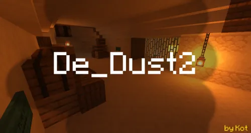 de_dust2 in Minecraft by Kot — Minecraft xarita, rasm 1