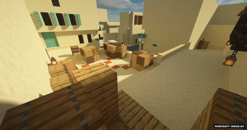 de_dust2 in Minecraft by Kot — Minecraft xarita, rasm 2