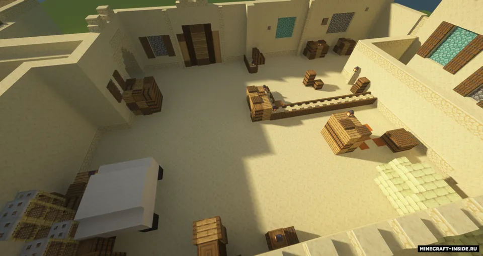 de_dust2 in Minecraft by Kot — Minecraft xarita, rasm 6