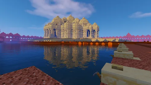 Swaminarayan Akshardham — Minecraft xarita, rasm 1