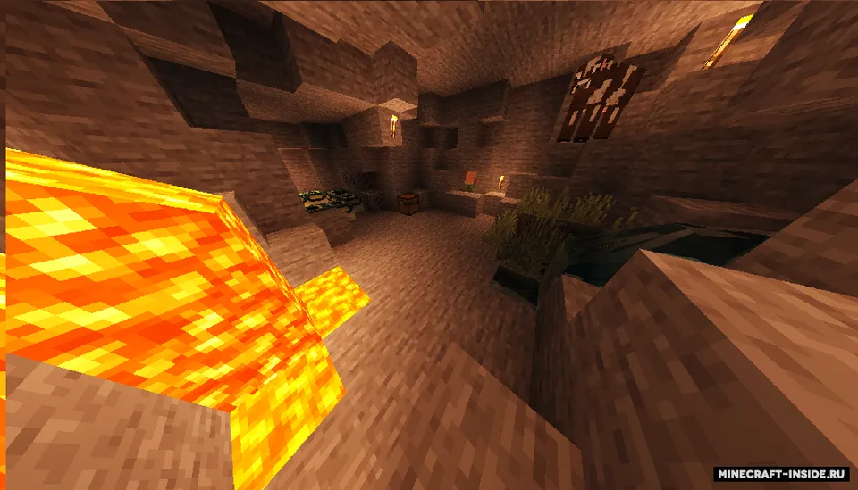 Yer ostida omon qolish — Minecraft xarita, rasm 7