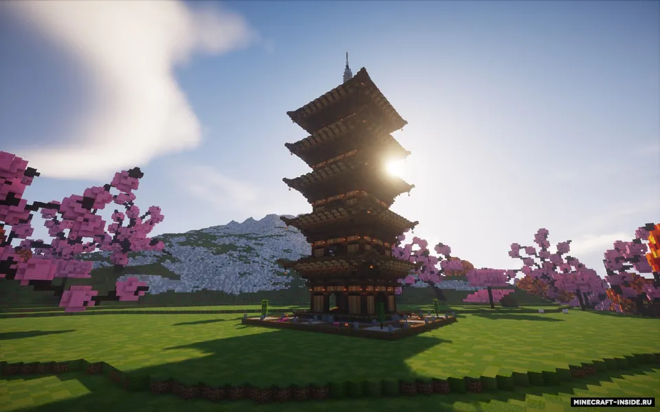 Yapon ibodatxonasi — Minecraft xarita, rasm 3