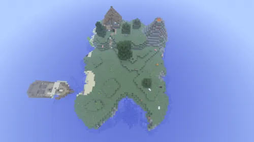 Oacta omon qolish — Minecraft xarita, rasm 1