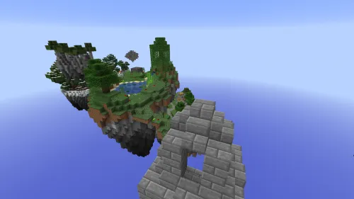 Flying islands in the sky — Minecraft xarita, rasm 1