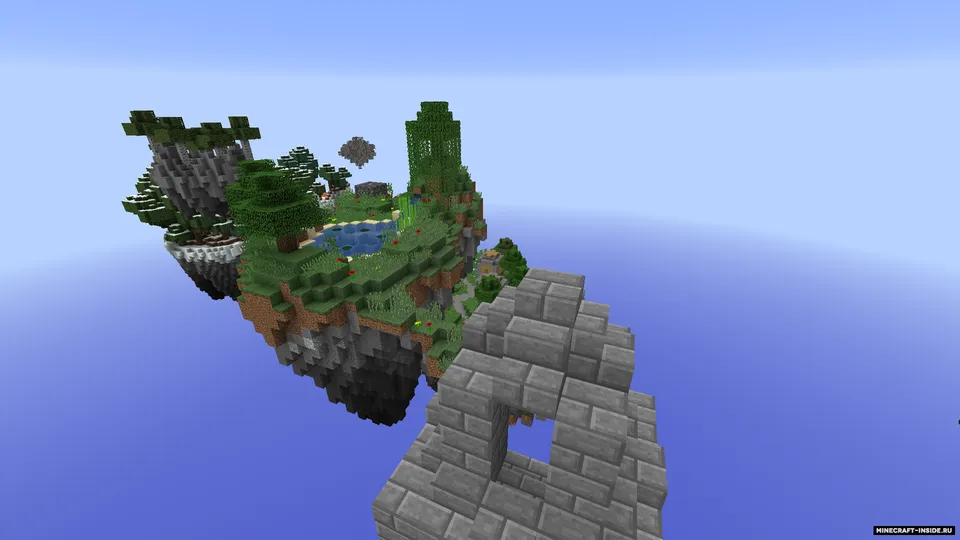 Flying islands in the sky — Minecraft xarita, rasm 2