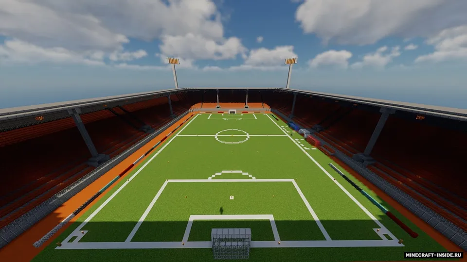 Futbol stadioni — Minecraft xarita, rasm 3
