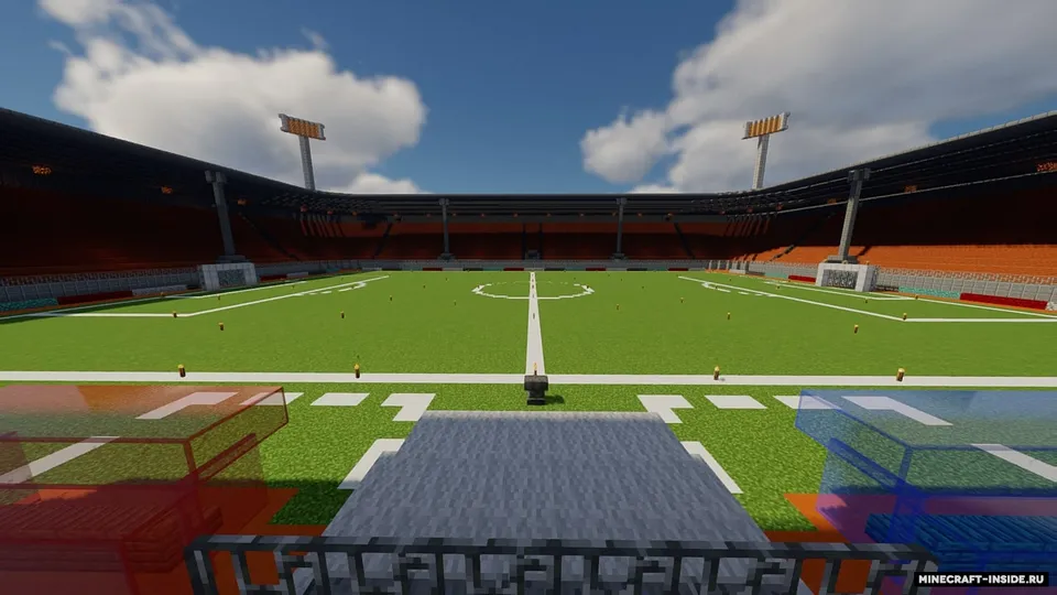 Futbol stadioni — Minecraft xarita, rasm 4