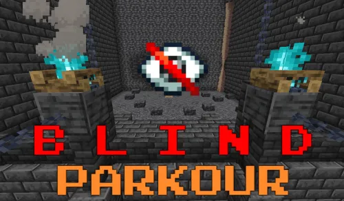 Ko‘r parkur — Minecraft xarita, rasm 1