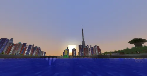 Sunrizen city — Minecraft xarita, rasm 1